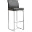 Upholstered Counter Stool with Metal Frame-2082654160-2082654161