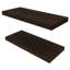 Tablette flottante noyer foncé-87954214