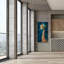  «A Fine Giraffe» par Heather Gauthier, art mural sur toile, 30 po x 60 po