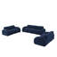 Ensemble de canapés surdimensionnés 3 pièces Canapé confortable, 2 pièces de canapé 2 places et 1 canapé de 3 places pour le salon, tissu en velours doux, fond en éponge haute densité 32D, aucun assemblage requis, canapés à compression-116304670