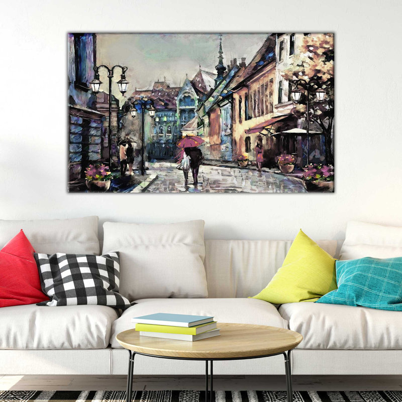 « spring amour », reproduction sur toile, H 24 po x l 40 po x P 1,5 po