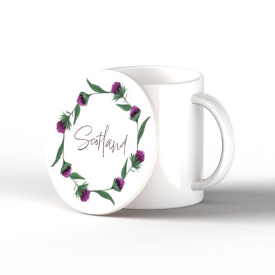 Kana Ceramic Round 1 Piece Coaster
