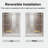 Royal 56 to 60 in. x 72 in. H Frameless  Double Sliding Shower Doorwith Two Towel Bars in Brushed Nickel and 3/8 in. (10mm) Clear Glass-121504921-121213318