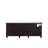 80" Double Sink Bathroom Vanity-Brown,With Mirror