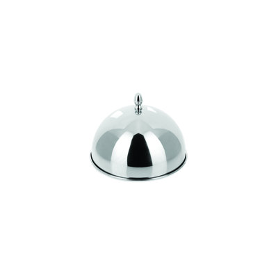 Palace Cloche with Knob for Underplate 5.28" - 12 Pieces - Stainless Steel