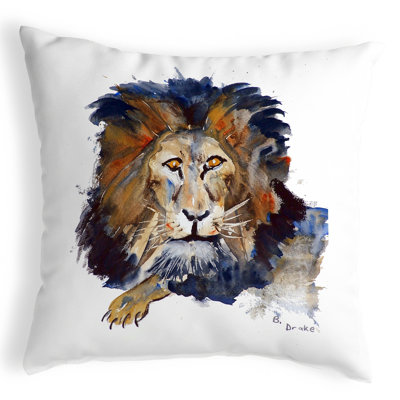  Lion Indoor/Outdoor Lumbar Pillow