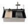 Deervalley 31.5" X 18" Smart Waterfall Kitchen Sink, Drop In Stainless Steel Digital Display Workstation Sink