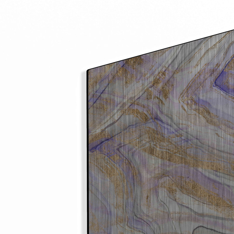 «Amethyst and Gold I» par Studio W, H 24 po x l 12 po