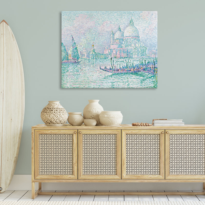 "Classical Venice Signac", peinture sur toile par one1000paintings, H 36 po x l 48 po