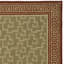 Tapis brun/taupe doré en laine touffeté à la main-21412297