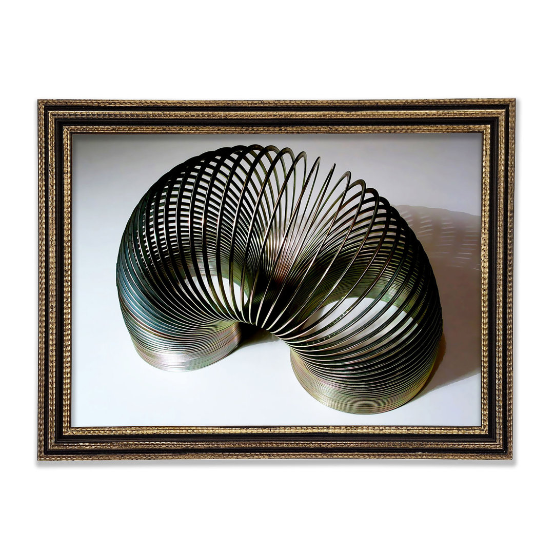 Slinky Gerahmter Druck Wandkunst