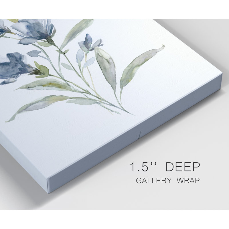 «Linen Botanical IV» par Carol Robinson - reproduction d'art sur toile tendue, H 40 po x l 30 po x P 1 po