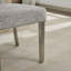 Ensemble de 2 chaises de salle à manger de style Mid-Century moderne avec dossier incurvé et clous en cuivre, pieds dorés-875865877
