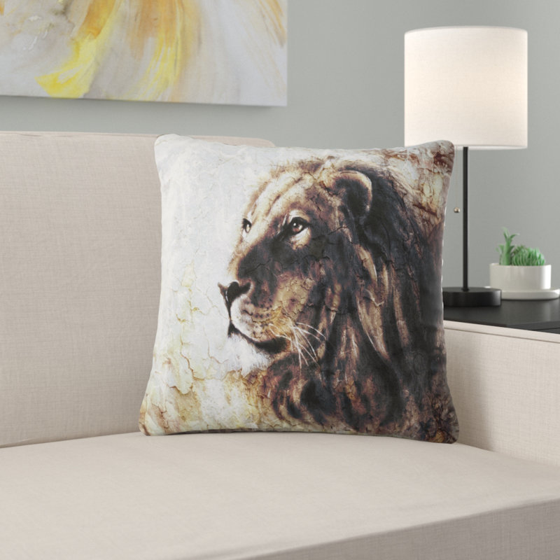 Coussin Mystic Face, 16 po x 1 po, Carré