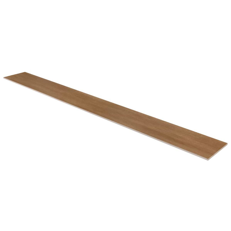 Oaktree 7x60 XL Wood Look Matte Porcelain Tile, Dark Brown