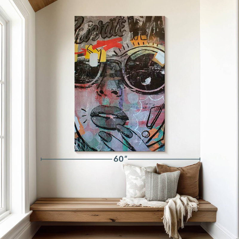Leisha Private War, 51" H x 34" W