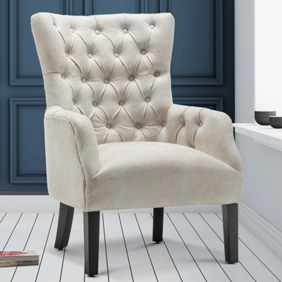 Sarno 70Cm Wide Tufted Accent High Back Wingback Chair