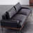 Solid Wood Retro Compact Sofa