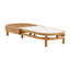 Chaise longue Everlee, toile Sunbrella teck naturel FSC Everlee-1904841061