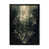Impression noire sur toile encadrée sélectionné
