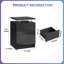38cm W Acrylic Bedside Table-316810037