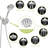 4.7" Rain Showerhead And 8 Handheld Shower In For Relaxing Bath Bathroom Use-118625493