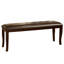 Banc en similicuir Valer