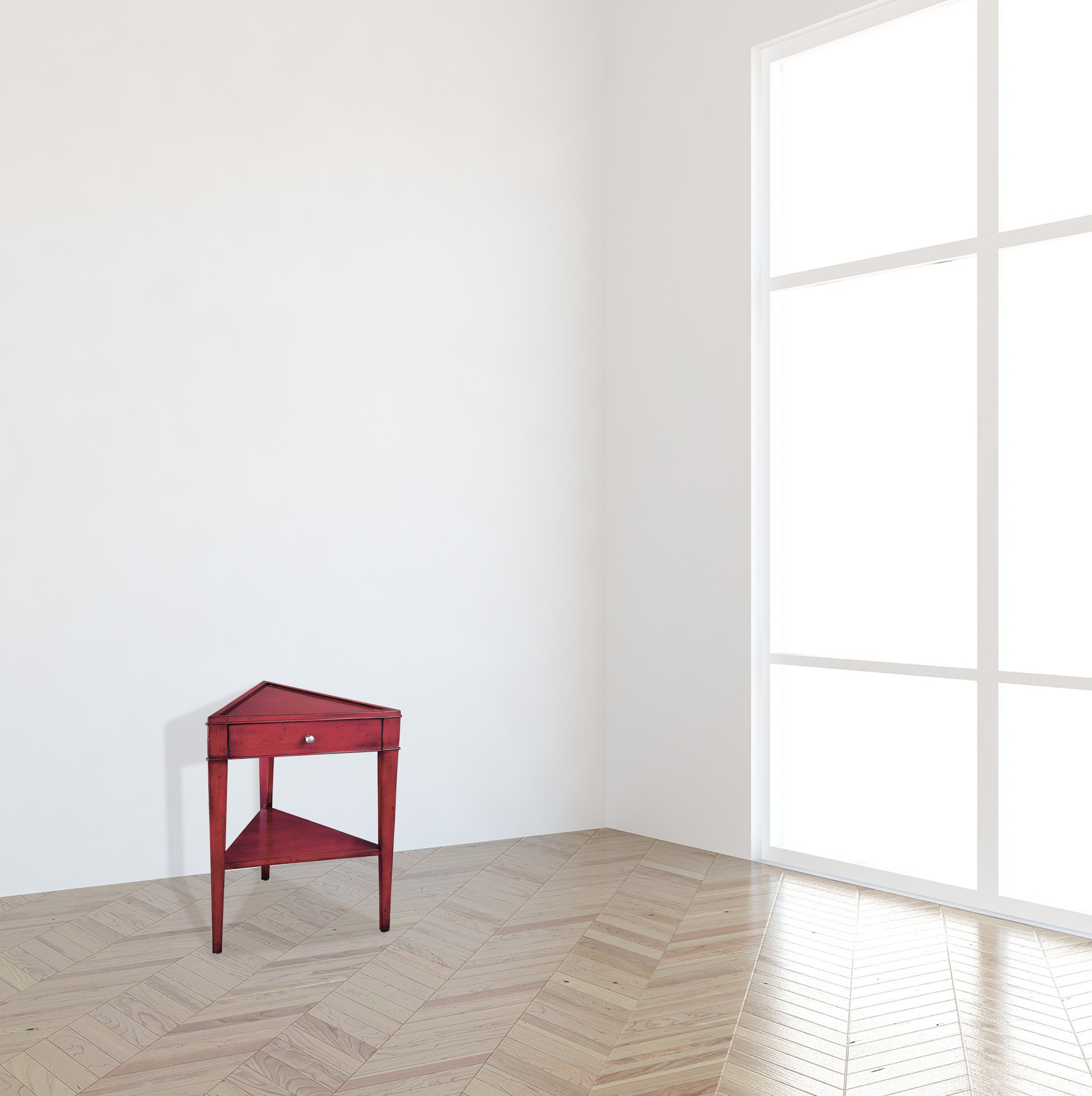 Hekman Straight Triangle End Table | Wayfair