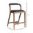 Caralia Upholstered Counter Stool with Solid Wood Frame