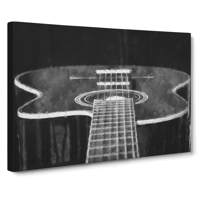Acoustic Guitar Vol.3 - Wrapped Canvas, 35cm H x 50cm W x 3cm D