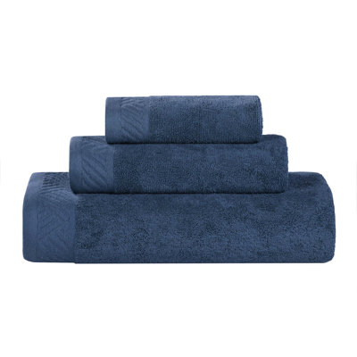 Ensemble de serviettes de bain 3 pièces en coton égyptien Olender