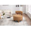 Chaise d'appoint rembourrée en tissu Teddy-95457325