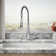 Kohler Simplice Single Handle Semi-Professional Pre-Rinse Kitchen Sink Faucet with Three-Function Pull Down Sprayer