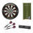 Viper Razorback Sisal/Bristle Dartboard With 22 Gram Steel Tip Darts, Throw Line Light & Small Chalk Scoreboard