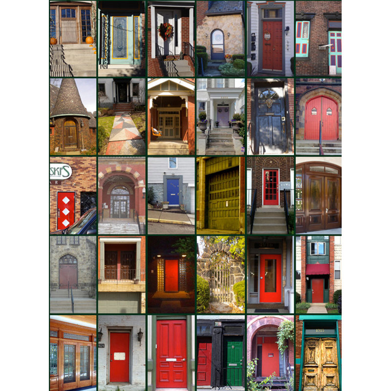 Les portes de Pittsburgh, H 37 po x l 28 po