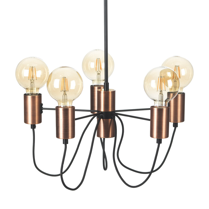 5 - Light Matte Black Pendant