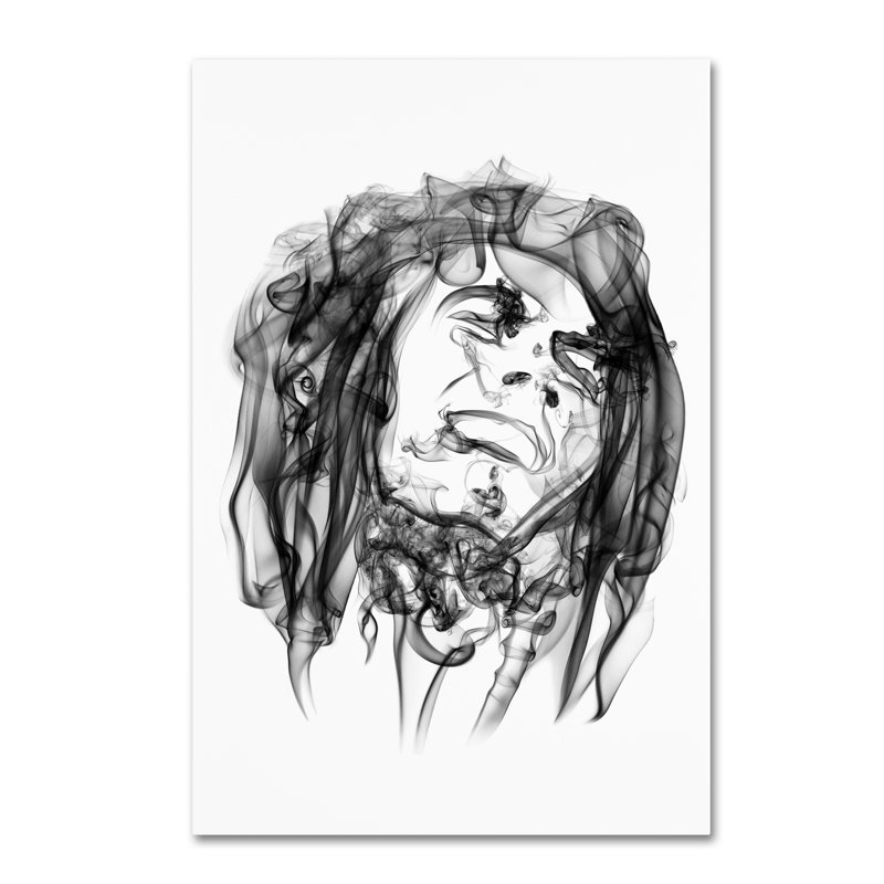 Magar Magar, «Bob Marley», impression sur toile tendue, H 24 po x l 16 po