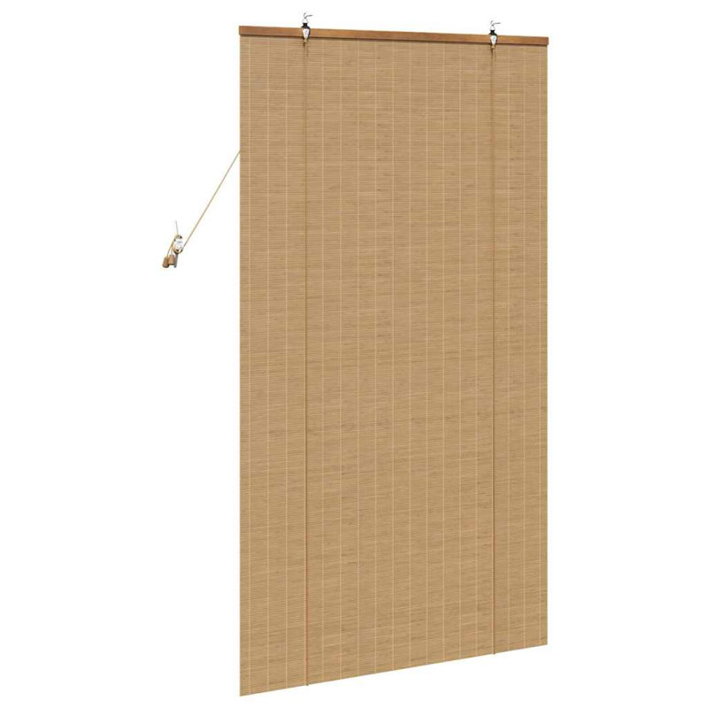 Bamboo Venetian Blind, Light Brown, 160cm L x 80cm W