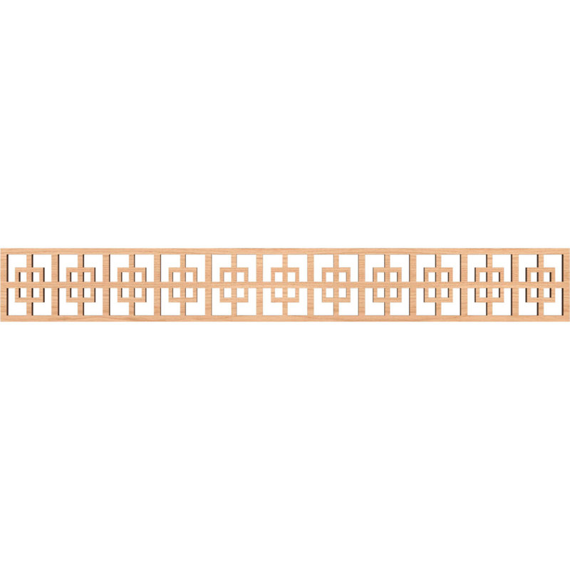 Moulure de chantournage Cambridge, Noyer blanc, H 6 po x l 46,5 po x P 0,375 po
