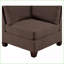 Canapé modulaire, structure modulaire en bois brun foncé 3 pièces pour salon | Café | Tissu-1237842741-1237842743-1237842731