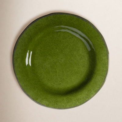 Veranda Melamine Salad Plt S/4 Green