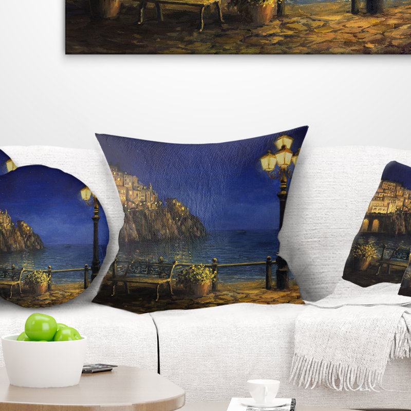 Coussin Schafer Landscape Summer, 16 po x 1 po, Coussin décoratif