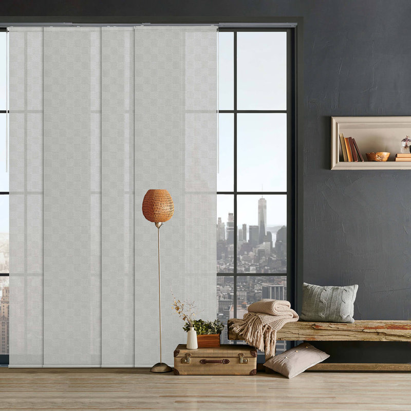 Sharmaine Artfully Spun Semi-Sheer Vertical Blind