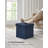 38cm Wide Tufted Square Solid Colour Cube Ottoman with Storage