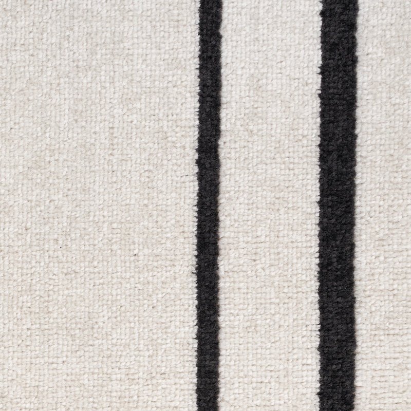 Tapis intérieur / extérieur blanc cassé Arvell, Rectangle 6 pi x 9 pi