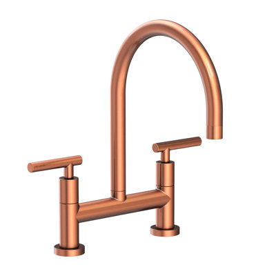 East Linear Kitchen Bridge Faucet