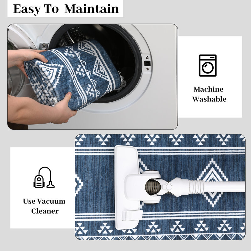 Tapis Dalyla avec envers antidérapant, Rectangle 9 pi x 12 pi