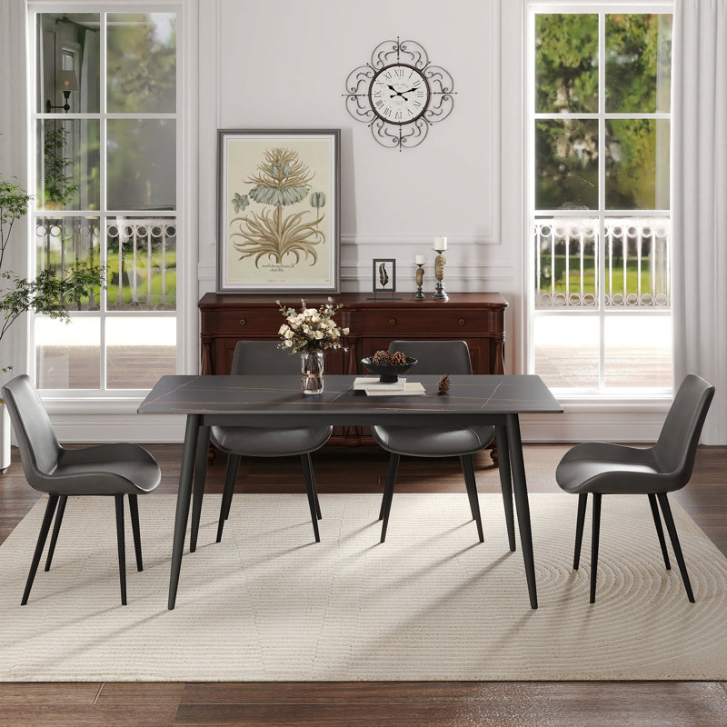 Table de salle à manger 62,99 po Modern Stone