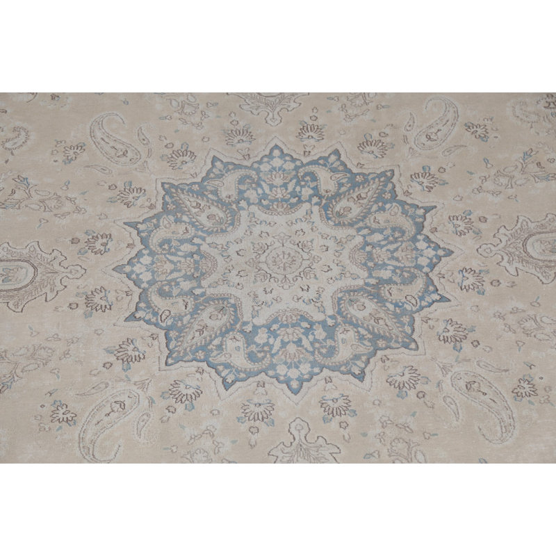 Tapis traditionnel en laine rétro 10 x 13