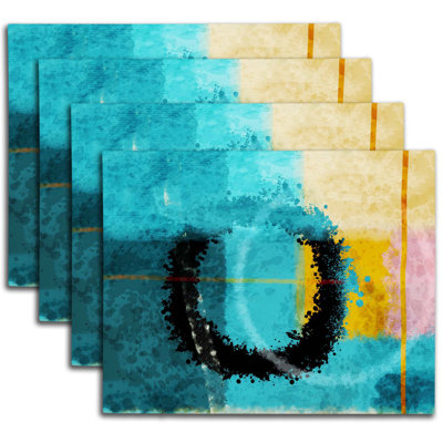 Napperon abstrait en polyester